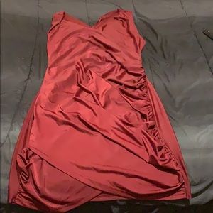Cranberry Body Con Dress
